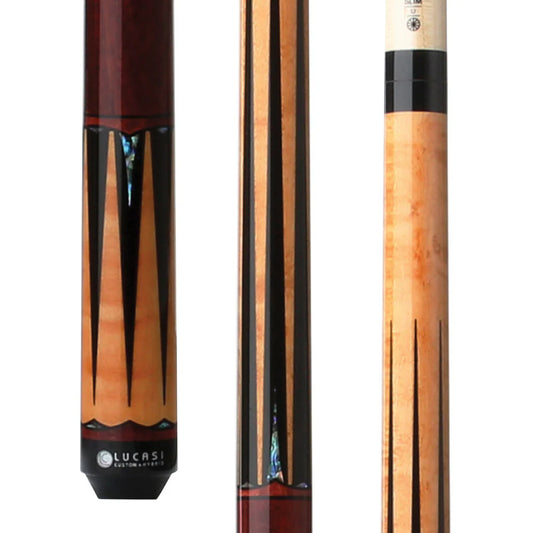 Lucasi Hybrid Gold Stained Birdseye/Black & Maple LHLE4