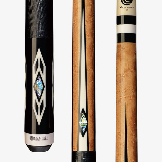 Lucasi LZC24 Custom Antique Maple/Midnight Black Cue