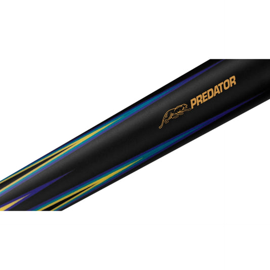 Predator 8 Point Sneaky Pete Black / Blue Points Elephant Pattern Leather Wrap (No-Shaft)