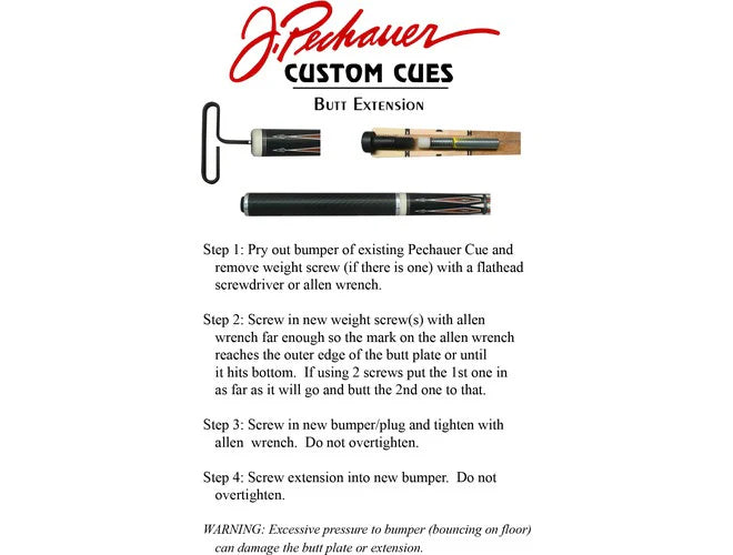 Pechauer 8 inches Butt Extension Kit
